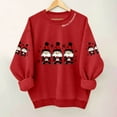thumbnail image 2 of ShiShine Christmas Sweatshirt for Women Cute Christmas Graphic Sweater Funny Xmas Long Sleeve Holiday Pullover Tops, 2 of 3