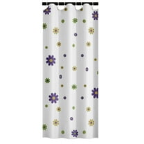 Fabric Shower Curtain, Bathroom Curtains with Metal Grommets and Bottom Weighted, Bathtub Home Decoration Waterproof Fabric Machine Washable, Hotel Quality Dry Wet Separation