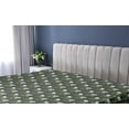 thumbnail image 5 of Ambesonne Floral Fitted Sheet, Rose Lover Delicate Artwork, Full Size, White and Army Green, 5 of 5