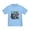 Baby Blue, variant on - Boy Crazy For Camping Toddler T Shirt - Cute Toddler T-Shirt, 100% Cotton