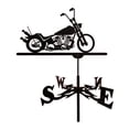 thumbnail image 2 of Veleta de material acero inoxidable de motocicleta, granja Retro Veleta de jardín Patio de jardín fácil de utilizar e instalar Zulema Veleta de acero, 2 of 8