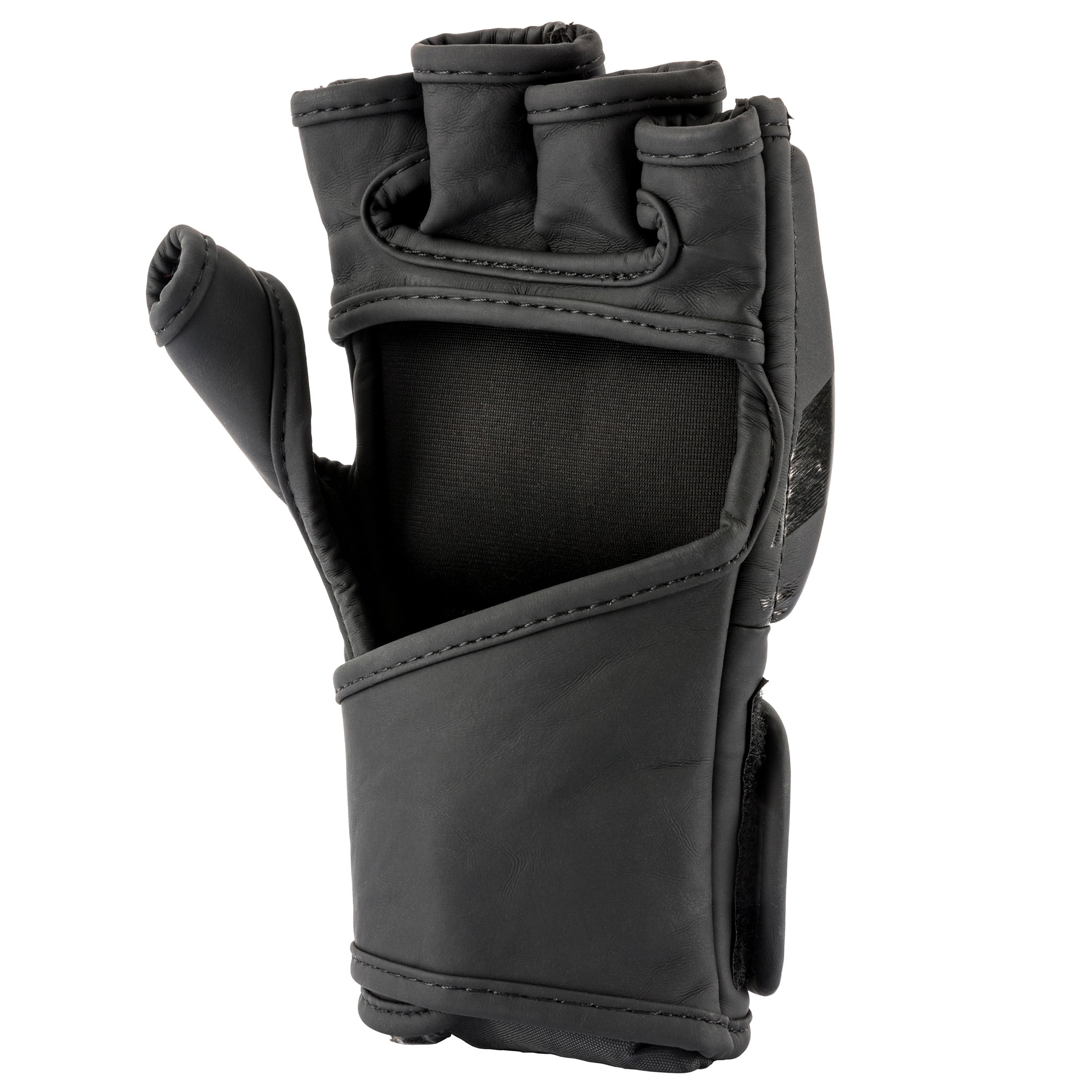UFC Tonal MMA Training Gloves - Small, Black - Premium Performance, Pre-Curved Multi-Layered Foam Knuckle Protection, Durable Open-Palm Grappling & Striking Gear