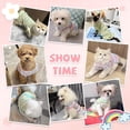 thumbnail image 7 of HQREA 2 Pack Cute Striped Small Dog T Shirts Soft Cotton Girl Dog Clothes Breathable Puppy Cats Vest Summer Pet Outfits, 7 of 7