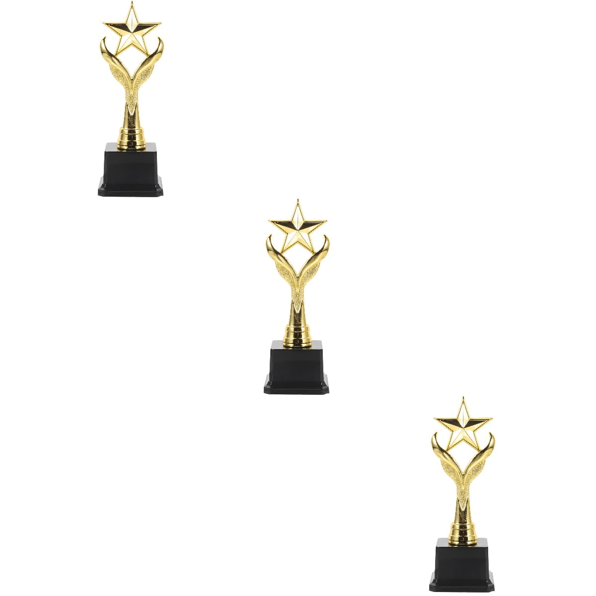 3 Count Mini Trophies Bulk Baby Shower Prizes for Winners Student Trophy Child