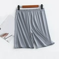 thumbnail image 2 of Lopecy-Sta Summer Shorts for Men Summer Home Wear Soft Solid Color Pajama Shorts for Men Sleeping Pants Loose Shorts Pajamas Shorts, 2 of 3