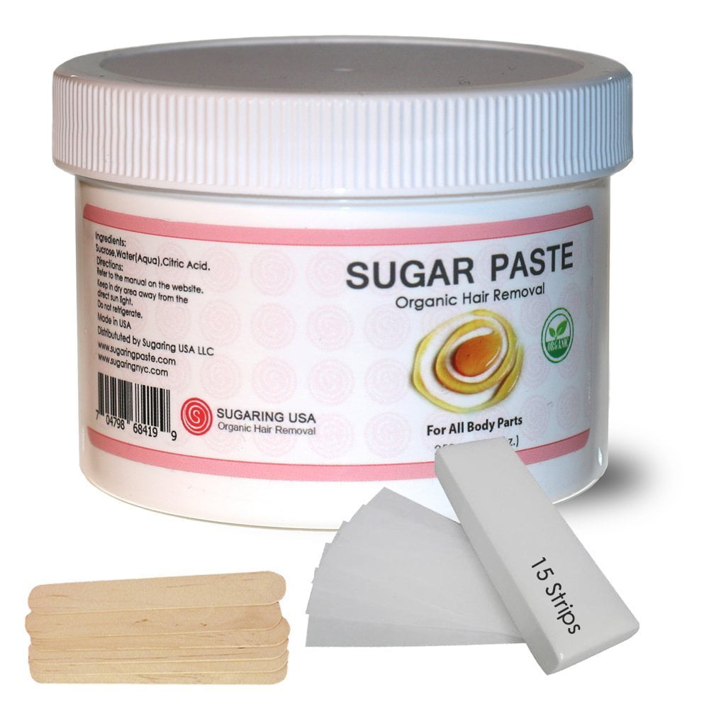 Sugaring Hair Removal Paste at Home Kit (Strips , Applicator Sticks