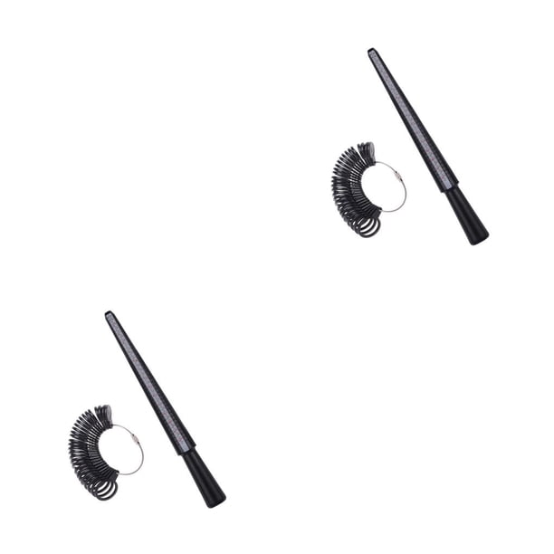 Speravity Varilla medidora de anillos a escala, tamaño de EE. UU., portátil, profesional, DIY, reemplazo de calibre de medición, herramienta Tipo 3 2piezas