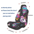 thumbnail image 3 of KLL Cat Icecream Pattern Seat Covers,Universal Fit Sedans,Cars,Vans,SUV,Truck, 3 of 5