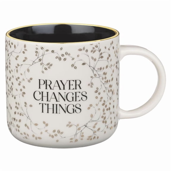 Christian Art Gifts Inspirational Scripture Ceramic Coffee & Tea Mug for Women: Prayer Changes Things Encouraging Messag, (Hardcover)