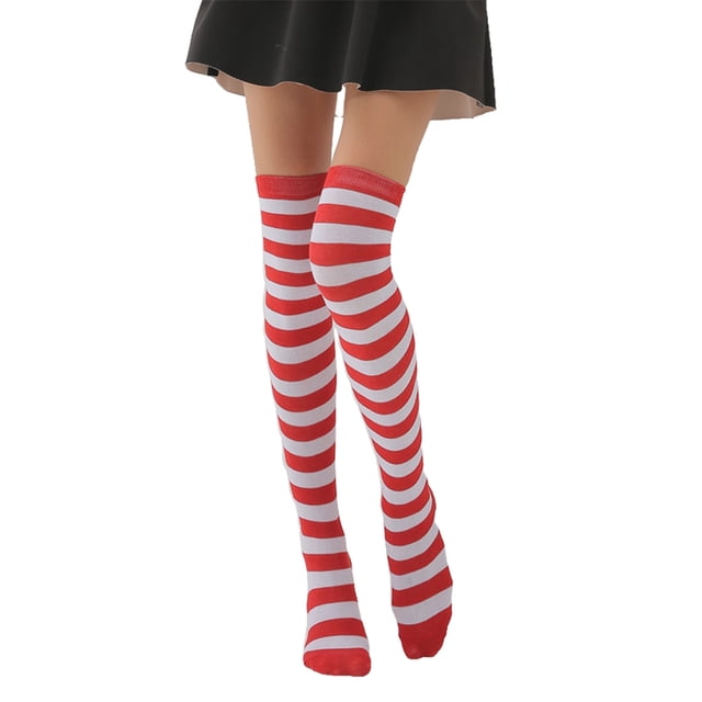 Medias Pantimedias Calcetines altos coloridos iris Minnieouse Fiesta de juegos de rol Muslo Tipo 2