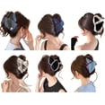 thumbnail image 4 of Large Fabric Bowknot Hair Clip For Women Everyday Hair Styling Comfortable Ponytail Holder for Formal Event Casual Wear, 4 of 9