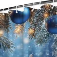 thumbnail image 3 of Red Christmas Shower Curtain,Colorful Balls Pine Trees Snowflake Bathroom Curtain Hotel Luxury Style Shower Curtains for Apartment Bathroom Decor Christmas, 3 of 5