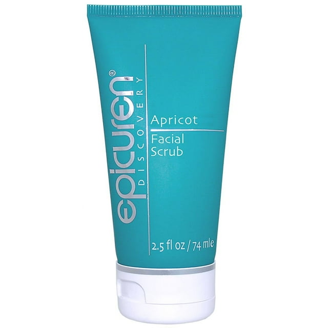 Epicuren Discovery Apricot Facial Scrub 2.5 Fl Oz Beige con motas de color marrón oscuro