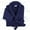Navy Blue, variant on Superior Waffle Cotton Unisex Adult Bath Robe, X-Large, Coral