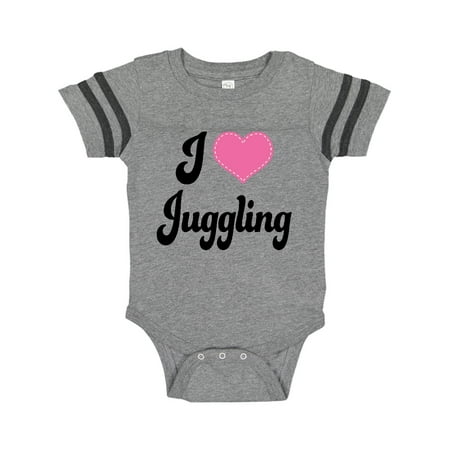 

Inktastic I Love Juggling Gift Baby Girl Bodysuit