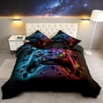 thumbnail image 3 of Flymme Gamer Comforter Sets for Teen Boys,3 Pieces Bed in a Bag King Size Video Game Controller Gaming Bedding Sets for Bedrooom Decor, 3 of 5