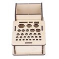 thumbnail image 2 of Leather Tool Holder,Leather Tools Storage Box Leather Craft Rack Stand Leather Tools Storage Box Shelf Built for Precision, 2 of 14