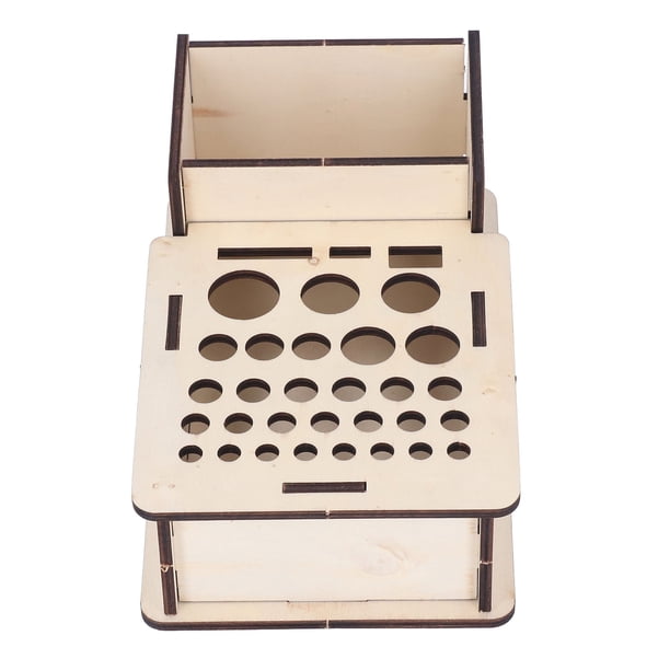 Organizador de herramientas de cuero, caja de almacenamiento de herramientas de cuero, caja de almacenamiento de herramientas de cuero, estante, soporte para artesanía de cuero, mejore su experiencia VoborMX herramienta