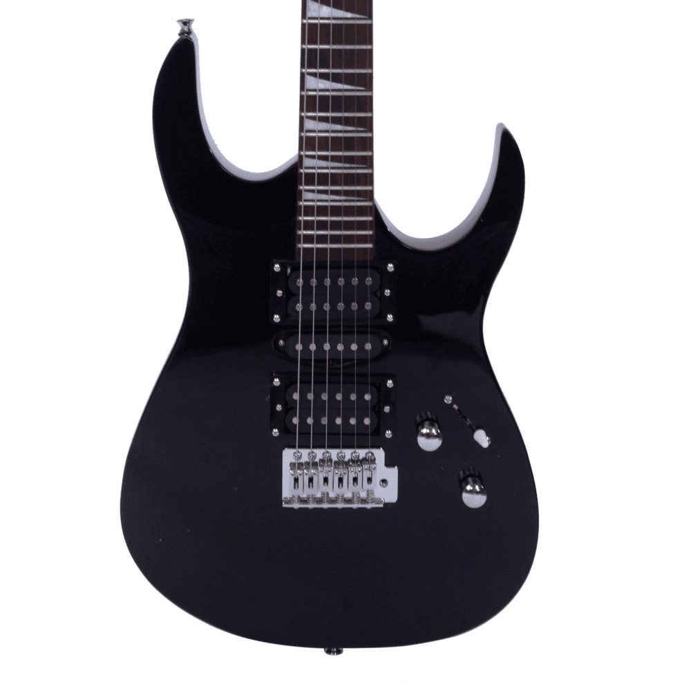 Tcbosik Electric Guitar with HSH Pickup for Beginner, 39" Guitar Starter Set with Bag, Strap, Paddle, Rocker, Cable and Wrench Tool for Adults, Black