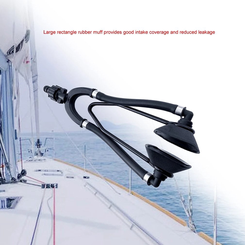 Rinceur Moteur Bateau Dual Feed - Kit Nettoyage Moteur Hors-bord Marin - Double Entrée Design Rectangulaire