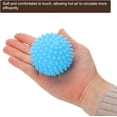 thumbnail image 3 of uxcell 4pcs Reusable Laundry Dryer Balls Vinyl Drying Balls for Reduce Wrinkles Static Fabric Softener Reduce Drying Time Save on Energy, Blue and Yellow, 3 of 5