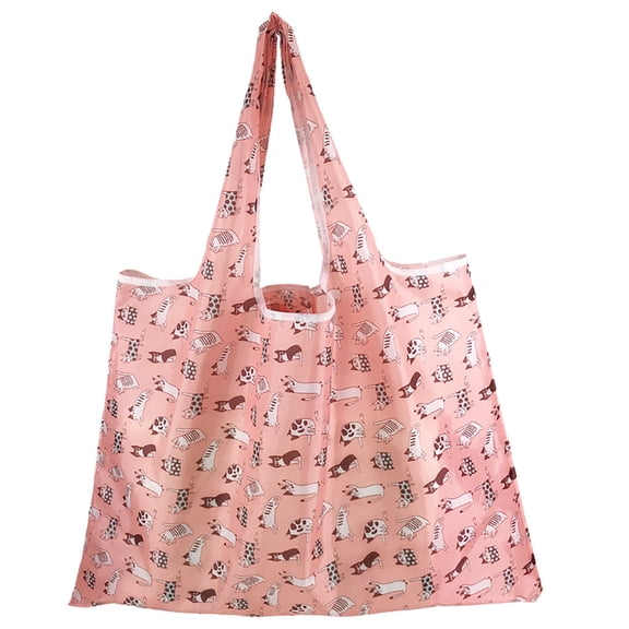 Reusable Grocery Shopping Bags Foldable Eco-Friendly Tote Bags Heavy Duty Washable Storage Bags for Shopping Travel and Home Pantry Organization #052A Multicolor