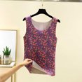 thumbnail image 5 of uublik Women's Thermal Shirts Fleece Pullover Sleeveless Undershirt Tops Warm Winter Base Layer Coffee, 5 of 7