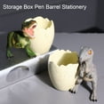 thumbnail image 4 of Guardoinrt Desk S Aesthetic Cute Pen Storage Box Desk Organizer Wide Application Pen Holder Colorful dinosaur 1Set, 4 of 6