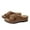 Brown, variant on Axiiglly Womens Sandals Casual Orthopedic Sandals Comfortable Open Toe Flat Sandals Ultra Soft Dressy Low Heel Walking Sandal Fashion Beach Sandals with Arch Support