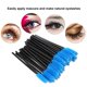thumbnail image 4 of 50 Uds cepillo de pestañas desechable maquillaje rímel varitas Curel extensión aplicador herramientas azul, 4 of 7