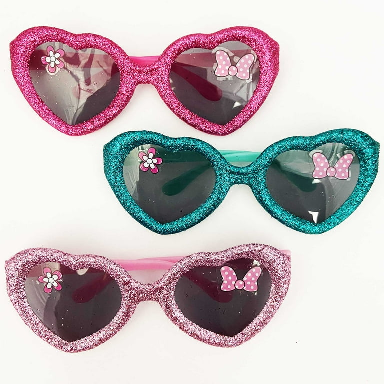 Glitter hotsell heart sunglasses