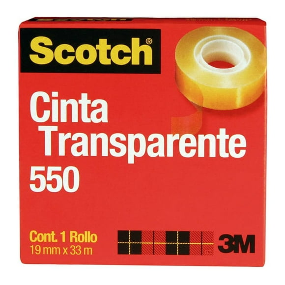 Cinta Adhesiva Scotch Transparente de 19 mm x 33 m