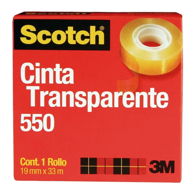 Cinta Adhesiva Scotch Transparente de 19 mm x 33 m