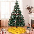 thumbnail image 7 of Rateoe Sun Flowers Print Christmas Tree Skirt 36" for Xmas Holiday New Year Party Circle Tree Mat Ornaments Decoration, 7 of 7