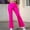 Hot Pink, variant on HOMBOM Womens Soft Flare Leggings Hot Pink No Seam High Waisted Compression Sports Pants for Ladies Running S