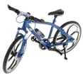 thumbnail image 4 of Modelo de bicicleta Diecast Hugo 1:10 Simulación Aleación Juguete Vehículos Coleccionables Decoración hogar Regalos Azul, 4 of 9
