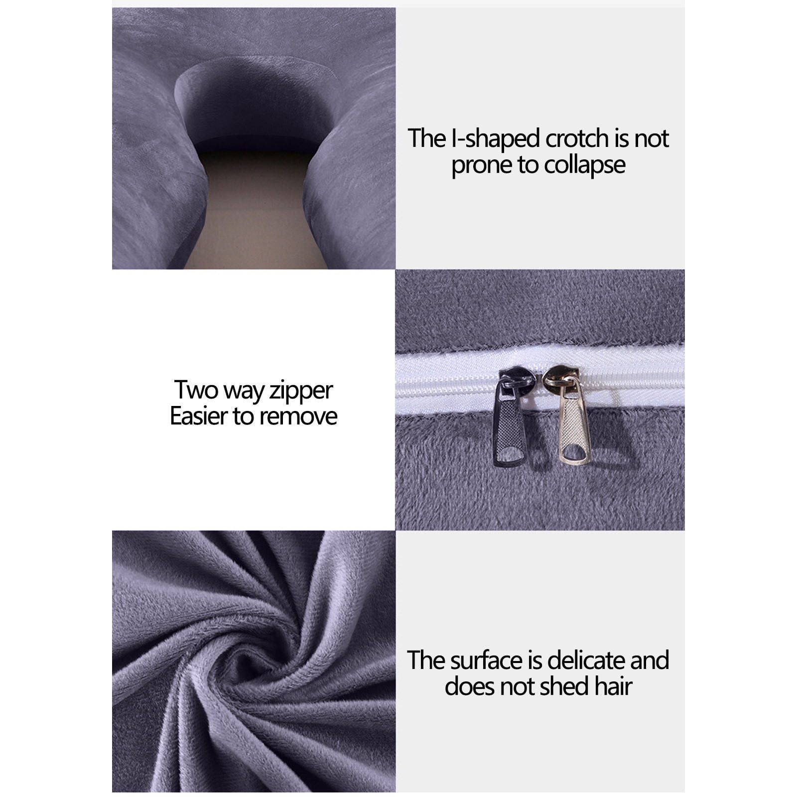 Premium Ultra Soft Pregnancy Pillow, C Shaped Full Body Pillow Maternity Pillow for Women 51.2 inch, Pregnancy Pillows for Sleeping Pregnant Must Have with Jersey Removable Cover