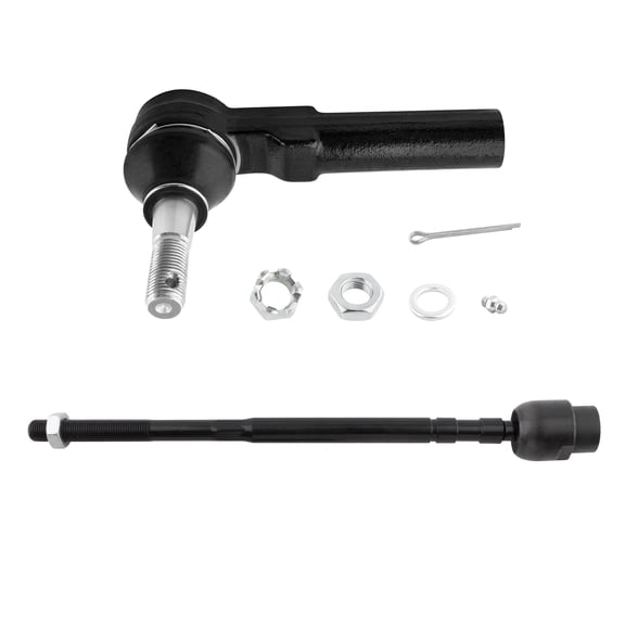 BOXI (Set of 2) Front Inner & Outer Tie Rod End Fit for Buick Allure Century Lacrosse Regal for Chevrolet Impala Monte Carlo for Oldsmobile Intrigue for Pontiac Grand Prix | Replace EV195 ES3459