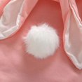 thumbnail image 6 of Baby Boy Girl Easter Bunny Costume Cotton Solid Rabbit Ear Hoodie Romper Hooded Bodysuit Cute Clothes, 6 of 7