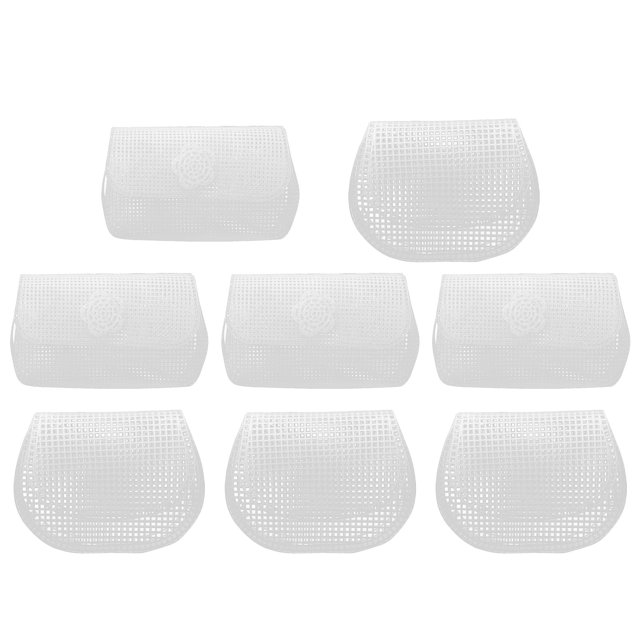 FUTUREORYY 8Ud Liner De Lona Plástica Para Bolsas Con Malla Transpirable Perfecta Para Manualidades