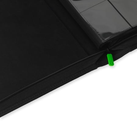 Vault X 16 Pocket XXL Trading Card Zip Binder, 1088 Cards, Premium Exo-Tec Album Material, 34 Side-Loading Pages, Folder for Collectible Games, Sports, TCG (Black)