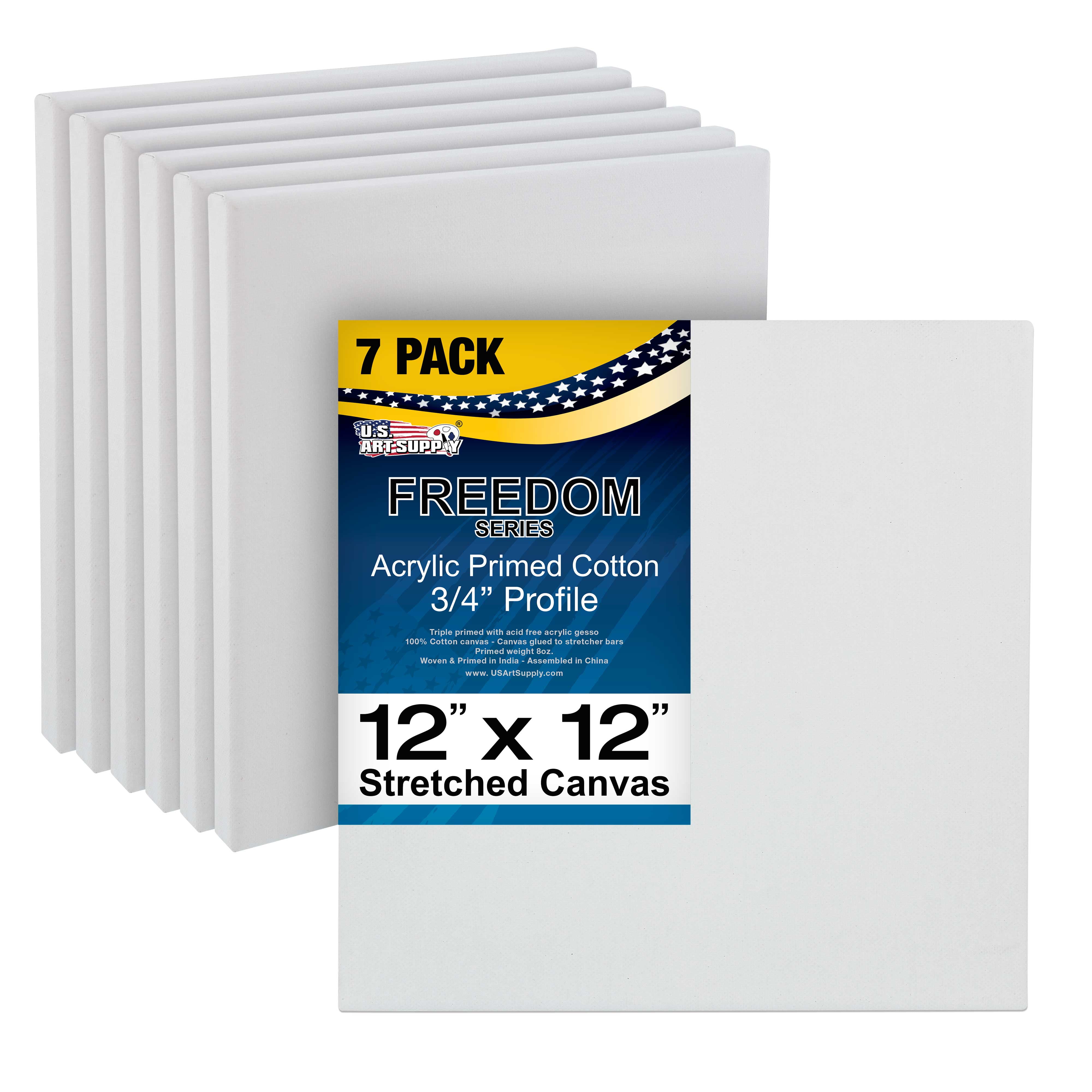 12 in. x 12 in. Super Value Quality 12oz. Cotton Stretched Canvas (7