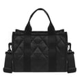 thumbnail image 1 of Bolso Mano Acolchado para Mujer Likrtyny Compras Viajes 10,63 x 7,87 x 3,94 pulgadas, 1 of 9
