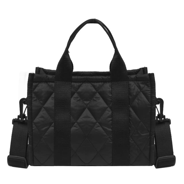 Bolso Mano Acolchado para Mujer Likrtyny Compras Viajes 10,63 x 7,87 x 3,94 pulgadas