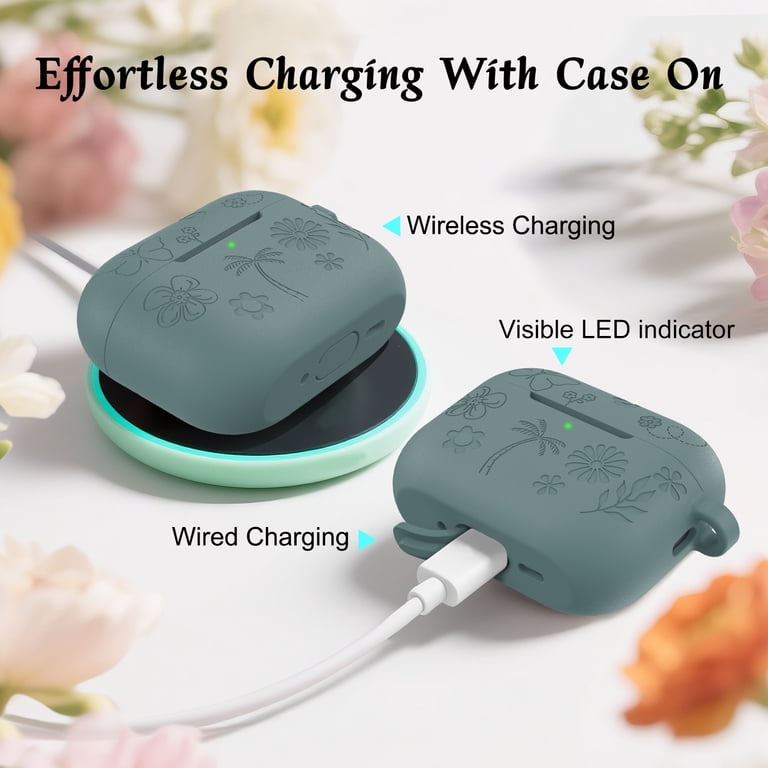 Mateprox, AirPods Pro 3 Case, Model 2025, Floral Design with