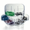 Pen+ Gear Double Supply Organizer with 266 Clips, Clear