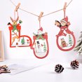 thumbnail image 1 of Ganfancp Árbol de Navidad de Madera Colgante Decoración de Navidad Decoración de Escena Colgante Decoración de Árbol de Navidad Varias Formas Disponibles 2Pcs Liquidación Ventas Hoy Ofertas Prime Col, 1 of 6