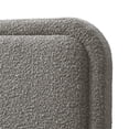 thumbnail image 6 of Omax Decor Chloe Upholstered Platform Queen Bed in Gray Boucle Fabric, 6 of 10