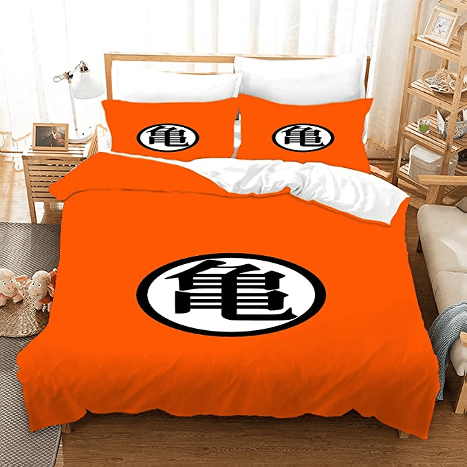 3Piece Anime Dragon Ball Z Comforter Bedding Set Twin Size Fashion