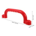 thumbnail image 2 of FUEENIRVA Accessoires de Maisonnette pour Enfants Extérieur 1 Paire Poignée de Sécurité de Terrain de Jeu Rouge Antidérapant, 2 of 7